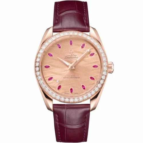 Omega Seamaster Aqua Terra 150M Master Chronometer 34 Sedna Gold - Diamond / Pink 220.58.38.20.99.007 (22058382099007)